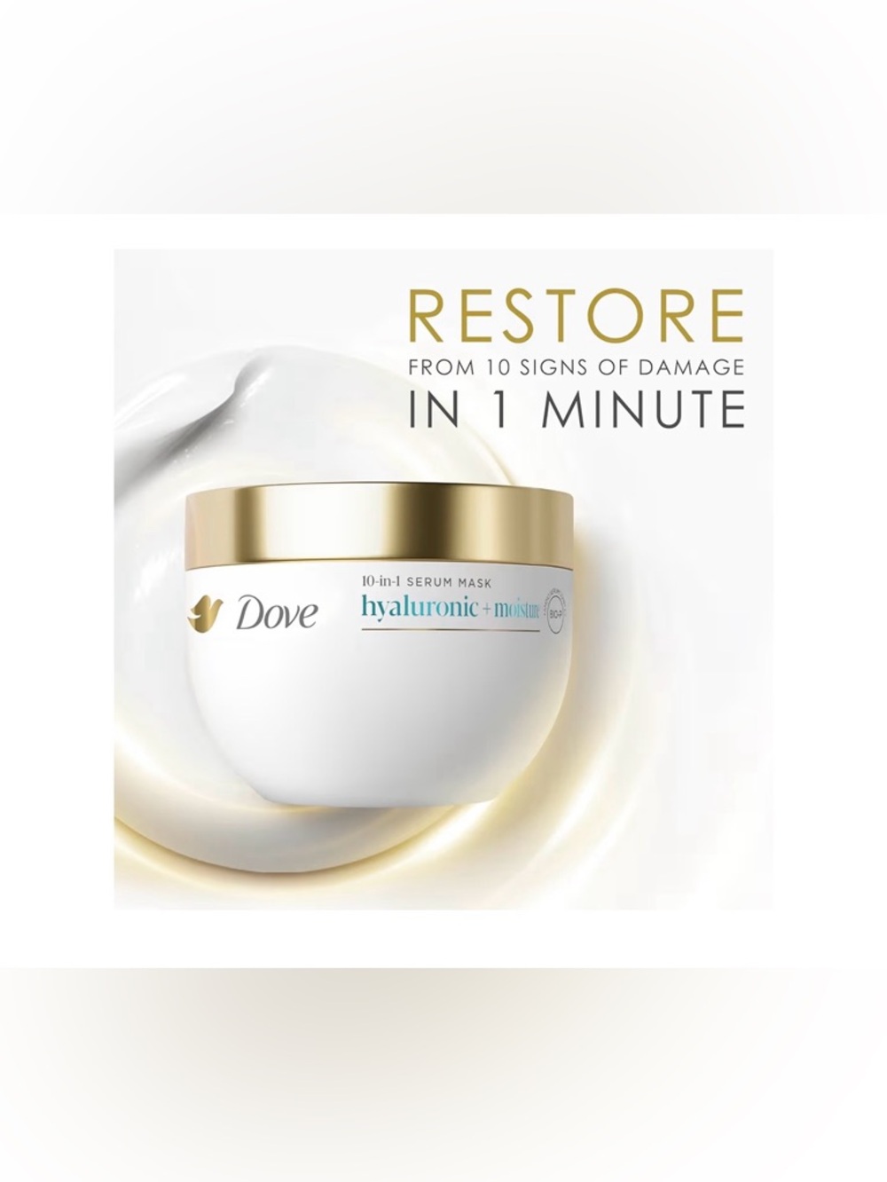 NEW Hyaluronic Moisture for Dry Hair 10-in-1 Hydrating Hair Mask